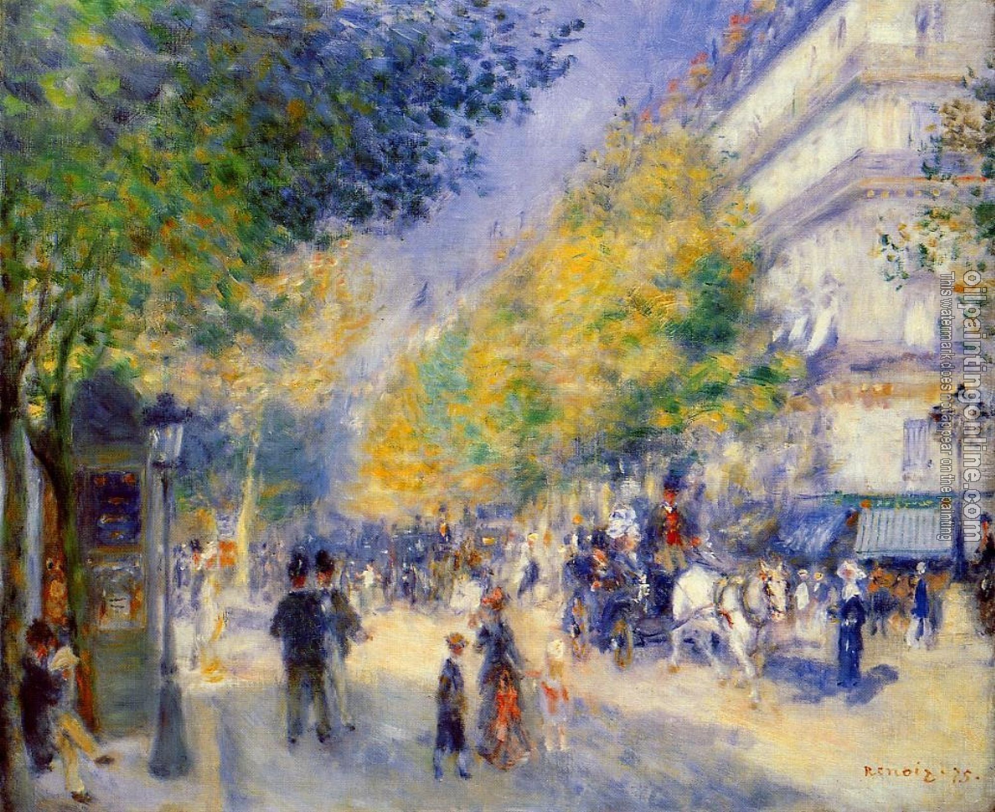 Renoir, Pierre Auguste - The Great Boulevards